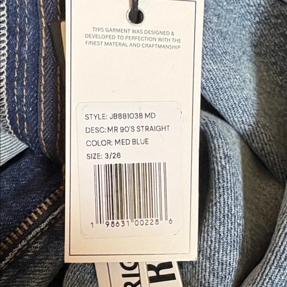 Judy Blue Distressed Straight Leg Jeans - Light Blue Rigid front - Picture 12 of 13